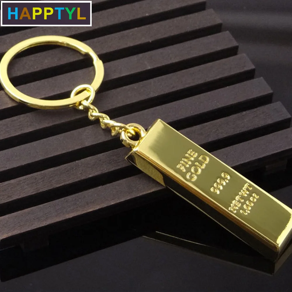 HAPPTYL 1 шт металлический брелок Chian модный автомобильный для ключей кольца брелоки