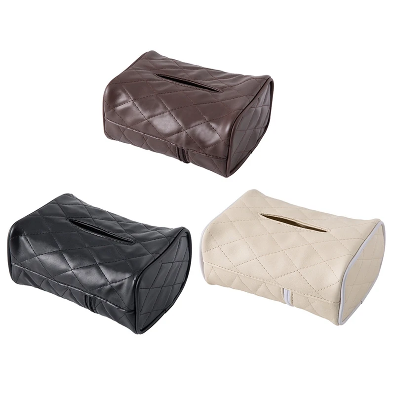 

Car Tissue Box Car Pumping Paper Cover Seat Back Hanging Car Sun Visor Tissue Box Armrest Box Creative Supplies