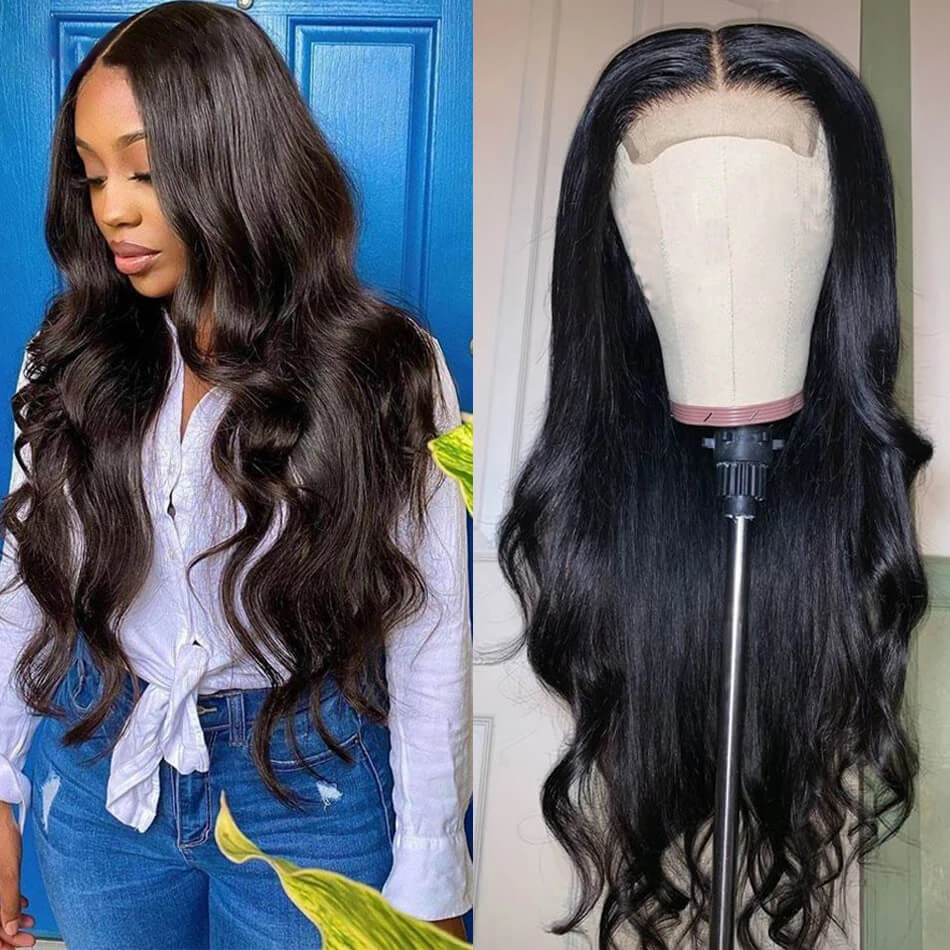La onda del cuerpo de la 13x6 Frontal de encaje Peluca de cabello humano para las mujeres negras Glueless peluca con malla Frontal 13x4 pelo Remy brasileño Pelo Largo 24 pulgadas pelucas
