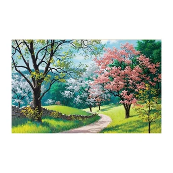 

DIY Children's Adult Puzzle Jigsaw 1000 Pieces Landscape Miniature Jigsaw Painting Jigsaw Paper Jigsaw Home Decoration