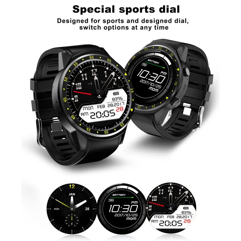 F1 Sport Smart Watch With GPS Camera Support Stopwatch Smartwatch SIM Card Wristwatch For Android IOS Phone