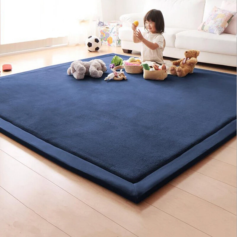 

Carpet Baby Play Mat Handmade Weaving Plush Play Crawling Rugs for Toddler Children Exercise Cushy-Soft Hypoallergenic Non-toxic