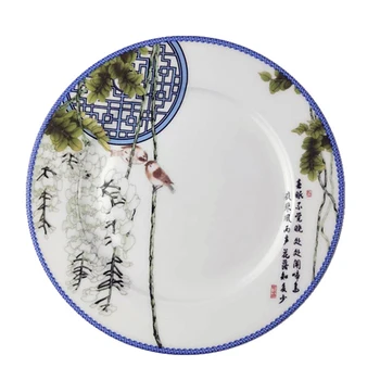 

Bone Porcelain Glaze Color Ceramic Plate Noodle Soup Bowl Western Food Steak Dish Dinner Plates Dishes and Plates Sets Diet