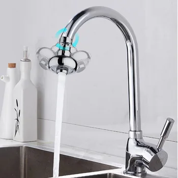 

Kitchen Faucet Splash-proof Shower Head with Filters Booster Filter Tap 3 Level Rotating Extension Bathroo Faucet Filtered Parts