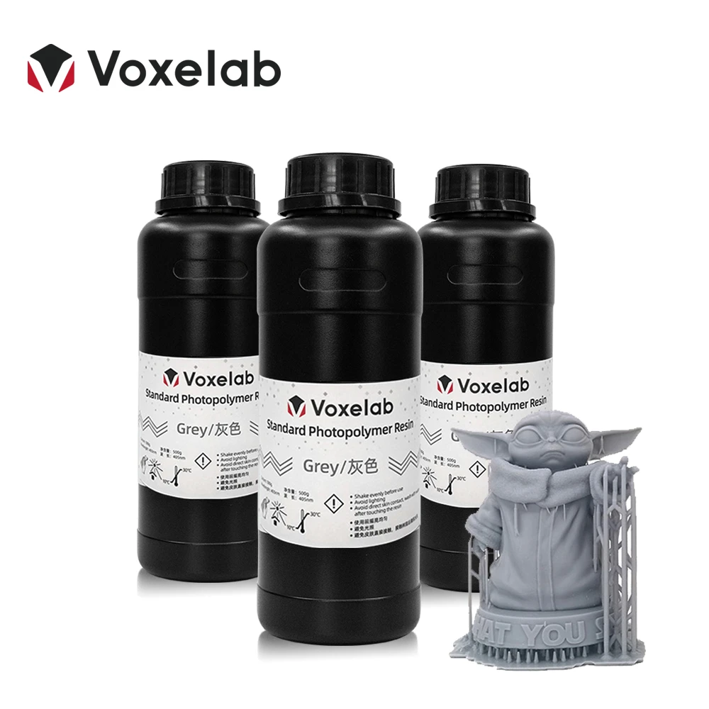 best 3d printer for petg Voxelab Standard Photopolymer Resin 500ML LCD 405nm UV Resin for Proxima Polaris 3D Printer Liquid Printing Material Uv Resin abs plastic 3d printer