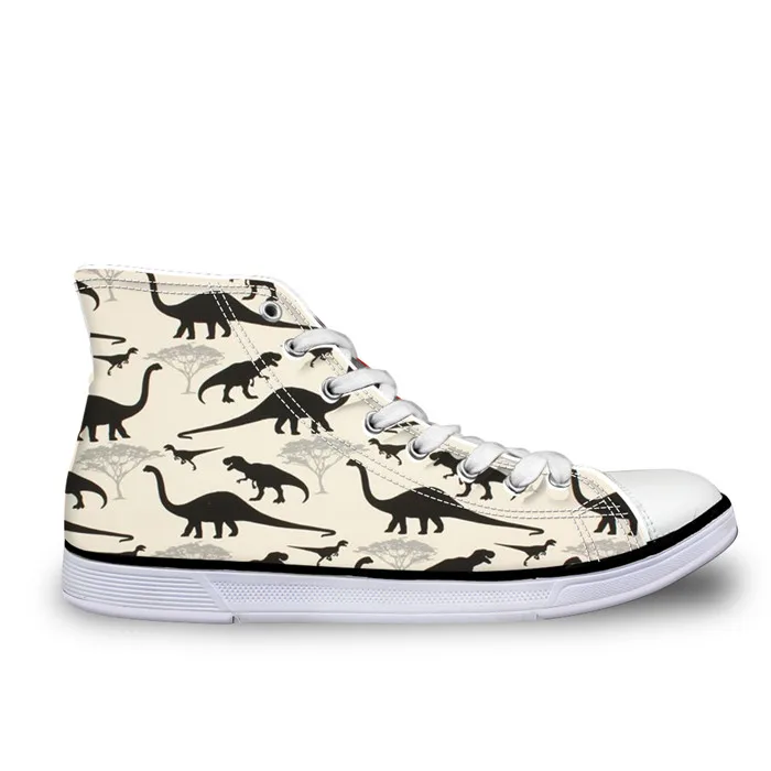 Children's Shoes Cute Dinosaur Kid New Fashion Vulcanized Shoes for Boys Girls Leisure Shoes Classic Casual Sneakers Customized - Цвет: LMDQK0005AK