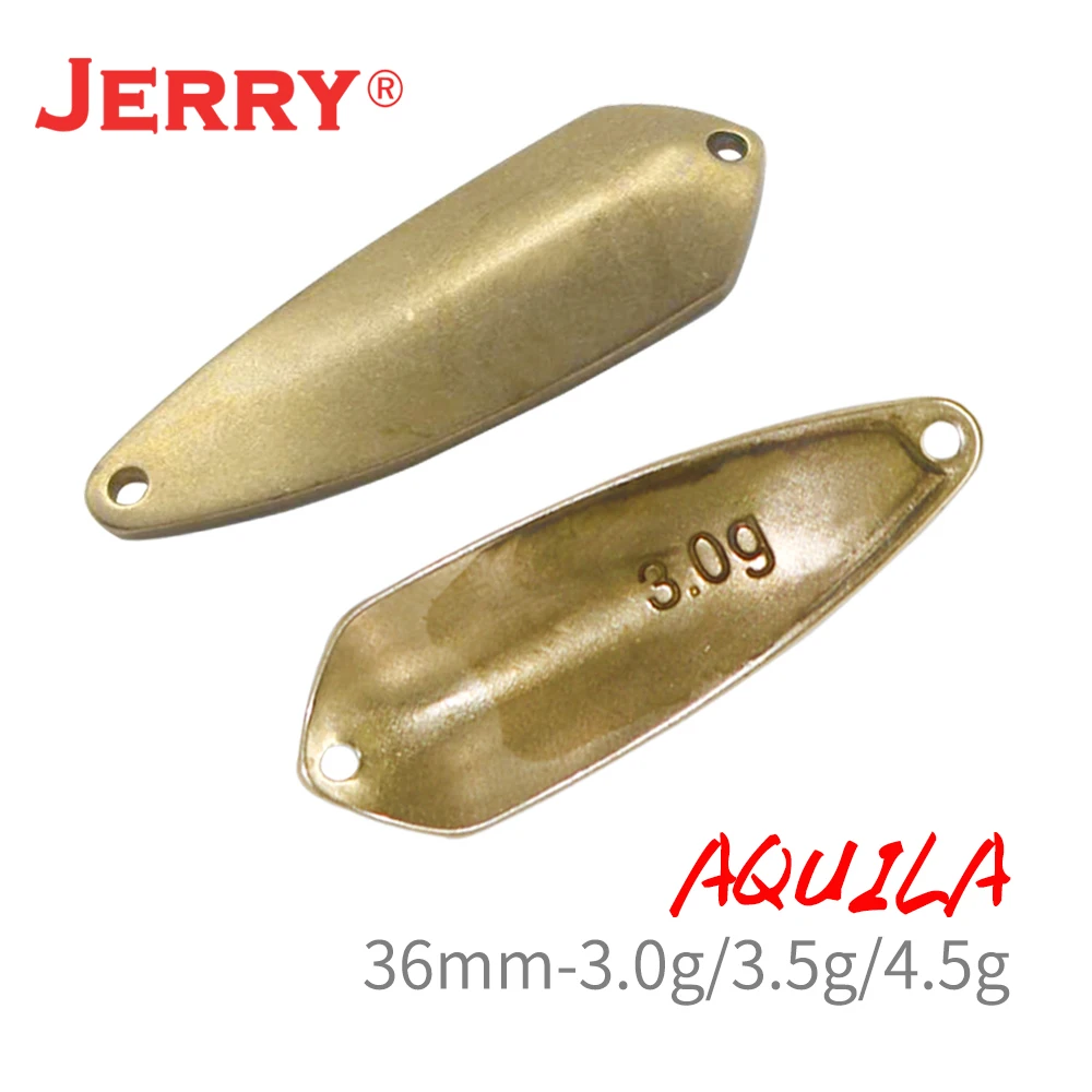 Jerry Aquila 50 шт. 3 г 5 4 латунные Неокрашенные Пустые искусственные приманки для