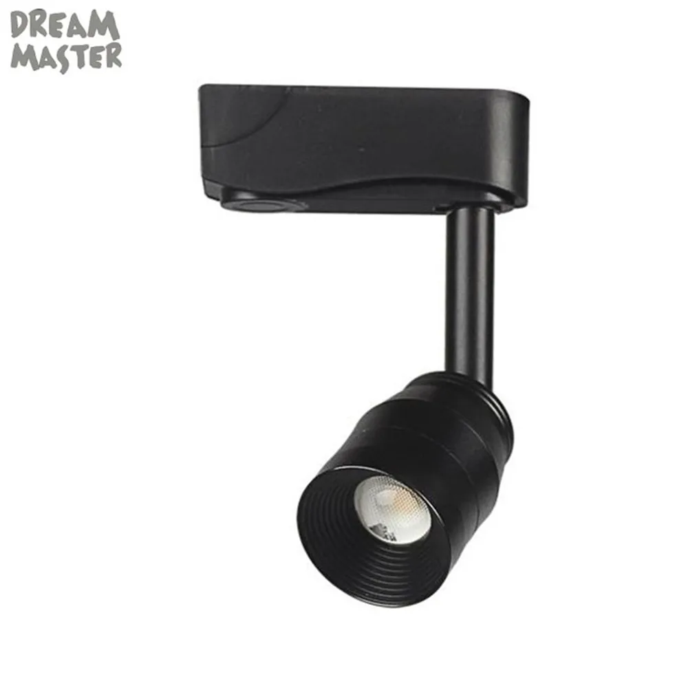 black track light 1 шт. 3-60 градусов масштабируемый 7 Вт Светодиодный светильник рельсовый Точечный светильник ing светильники черный белый точечный светильник s потолочный зум-светильник - Испускаемый цвет: black track light