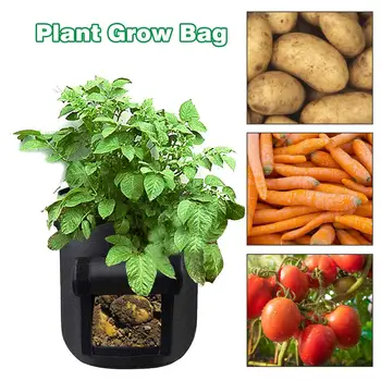 

Plant Grow Bags Home Garden Potato Pot Greenhouse Moisturizing Vegetable Planting Bags Vertical Garden Bag Seedling Container