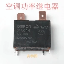 

10PCS Water heater air conditioning 12V relay G4A-1A-E-12VDC G4A-1A-E 12VDC G4A-1A G4A1AE 12VDC 12V DC12V 20A 250VAC 4PIN