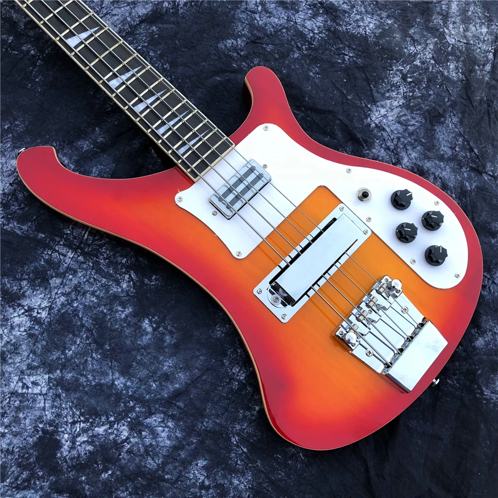 Rickenback 4003 fireglo для электрической бас-гитары прозрачный вишня CS 4 струны гитары Ricken
