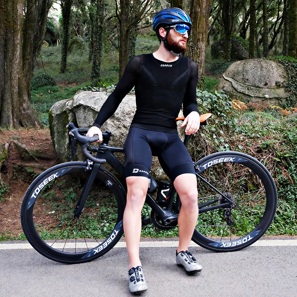 DAREVIE Cycling Vest Winter Compression Underwear Man Cycling Base Layer Men Summer Men's Cycling Vest Cool Dry Cycling Jersey