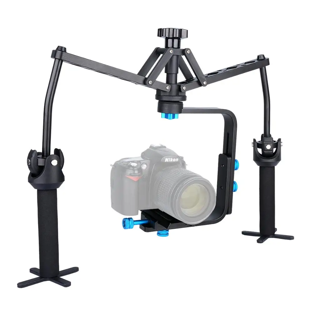 

YELANGU S1 Spider Handheld Stabilizer Video Steadicam Steady for Camcorder DSLR General Follow Shot Damping Equipment