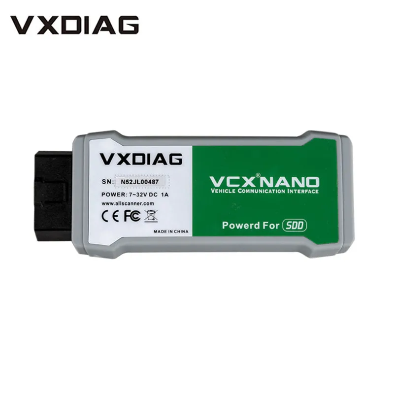 VXDIAG VCX NANO для Land Rover и Jaguar программное обеспечение V141 поддержка дизельных
