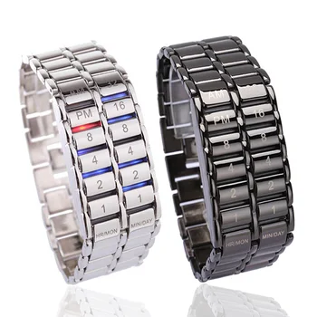 

Men's Binary LED Digital Quartz Wrist Watch Father's Day Fashion Creative Gift B99