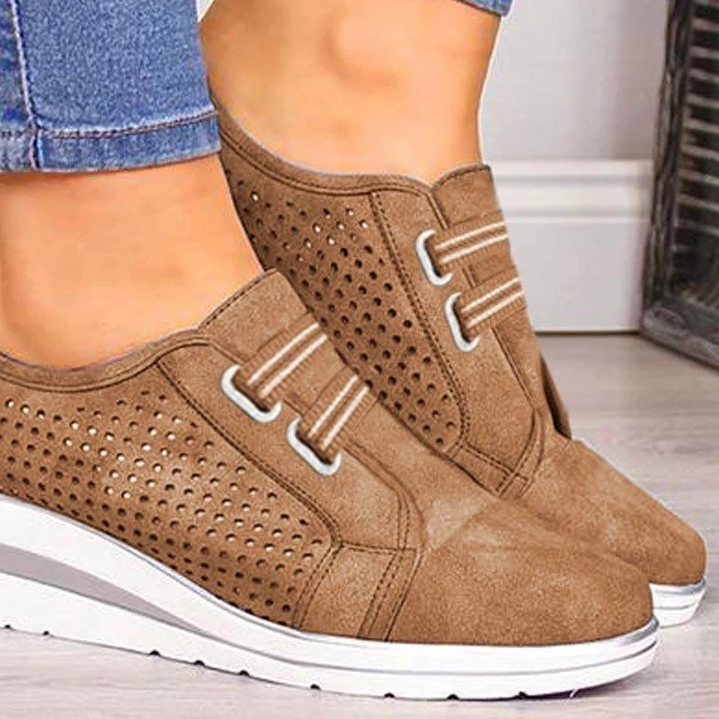 LOOZYKIT/новые женские повседневные кроссовки из флока; обувь на платформе для отдыха; дышащая обувь на высоком каблуке, увеличивающая рост; женская обувь на плоской подошве