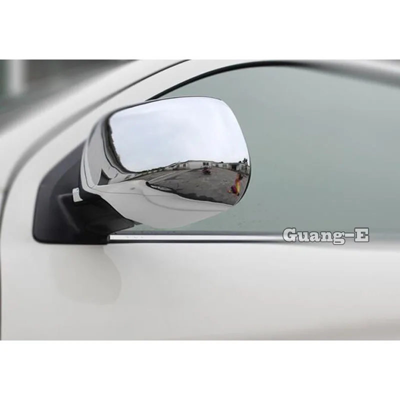 Для Mitsubishi ASX 2013 2014 2015 Стайлинг автомобиля ABS Хром Задняя крышка заднего вида