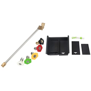 

1 Set Pressure Washer Wand with Adjustable Angle Nozzle & 1 Set Car Center Console Armrest Storage Box