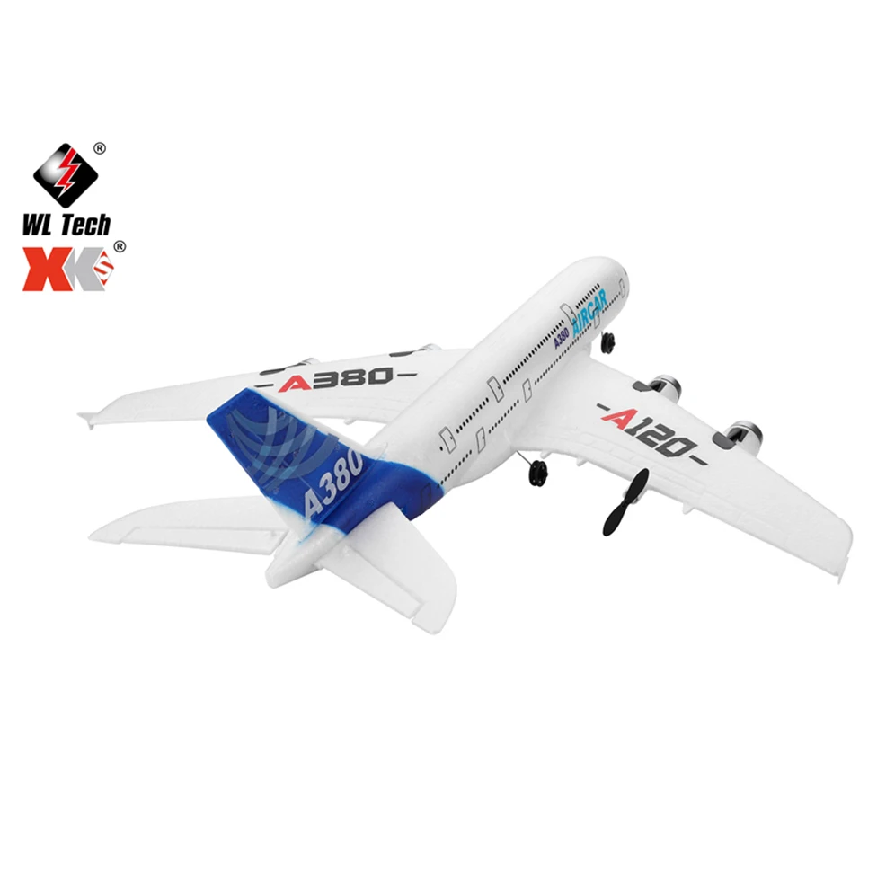 Wltoys XK A120 Airbus A380 модель самолета с дистанционным управлением 2,4G 3CH EPP RC самолет с фиксированным крылом RTF RC размах крыльев игрушка