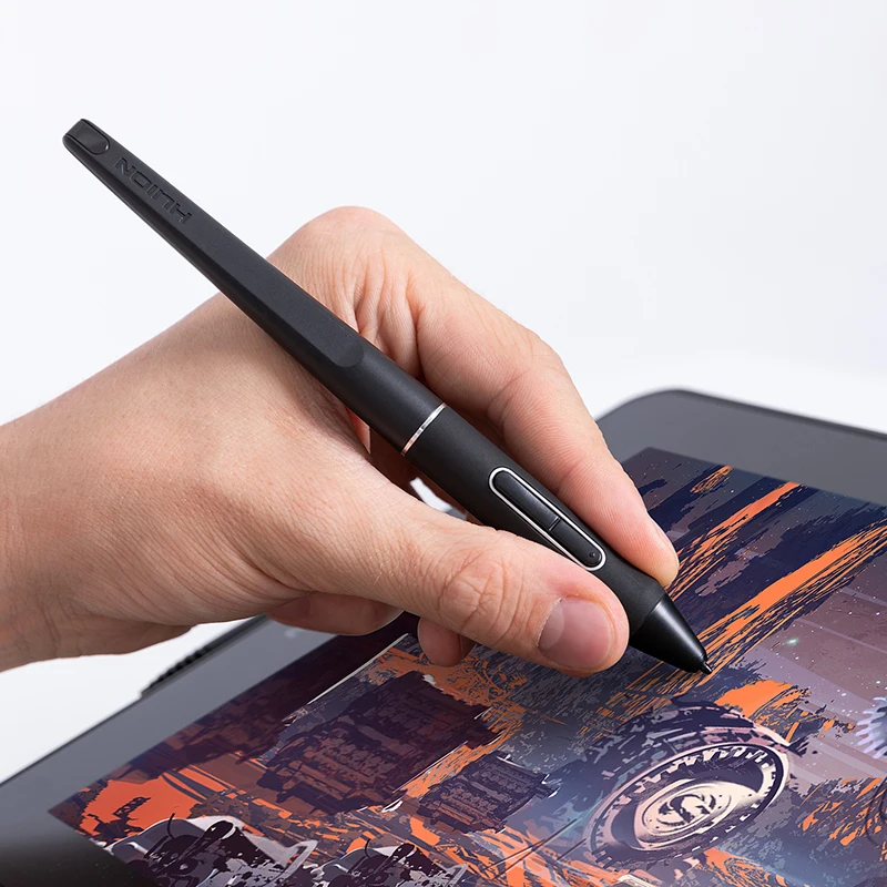 HUION PW517 Battery-Free Stylus with 2 Express Key for Pen Tablet Monitor Kamvas 13/22/22 Plus/Kamvas Pro 24 6