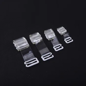 

2pcs Adjustable Invisible Transparent Clear Bra Shoulder Strap TPU Straps Invisible Detachable Metal Hook Intimates Accessoriess