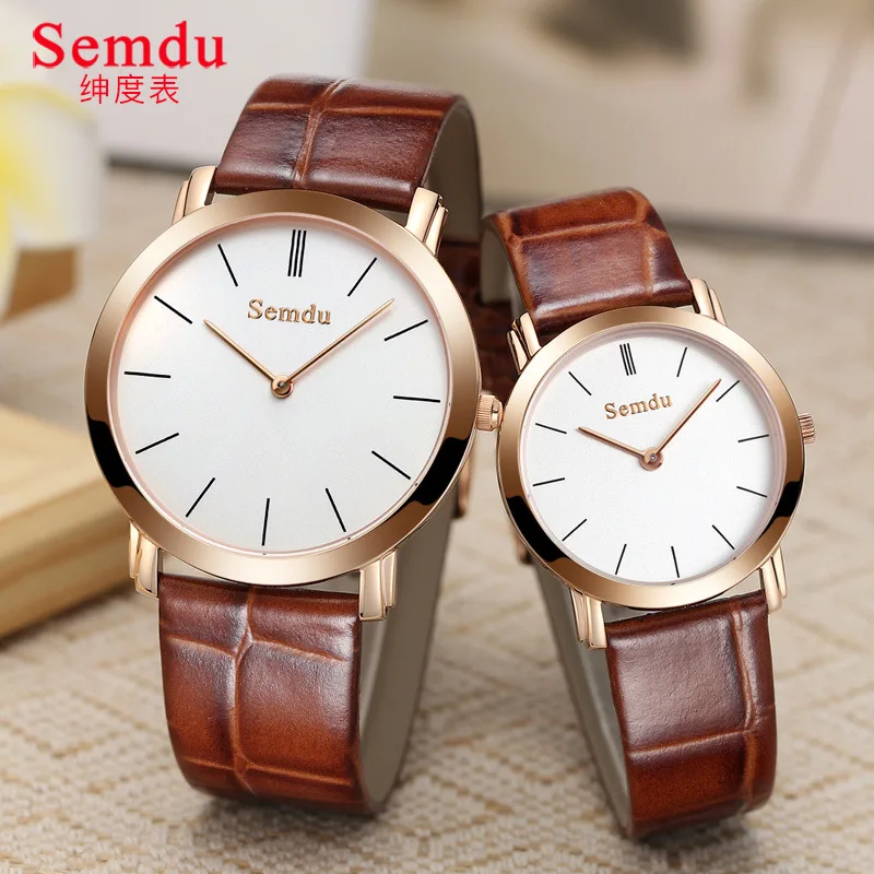 

Fashion Hot Selling MEN'S Watch Men's Waterproof Couple Watch Korean-style Simple Trend Table
