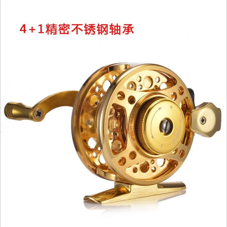 

3.0: 1 Speed with Vent High Speed Ratio All-Metal Aluminium Alloy Front Wheel Hit free diao lun Fishing Reel through the Wheel
