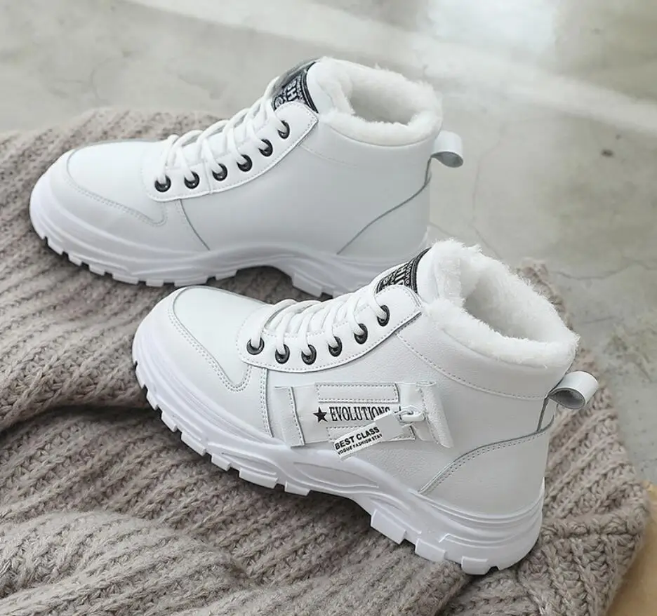 Very Good Quality Outdoor Winter Plush Casual Shoes wear Female Snow Boots Footwear zapotos mujer Warm sneakers