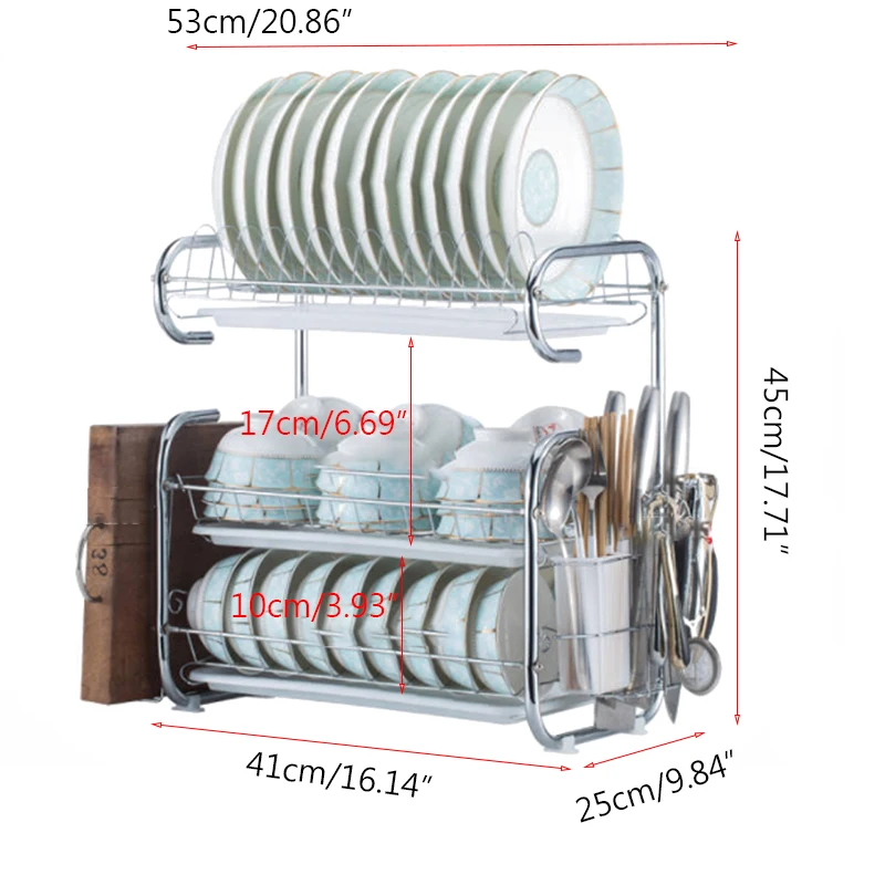 Stainless Steel Drain Dish Rack Kitchen Rack Storage Rack Cupboard Kitchen Organizer Storage Box Cooking Tool Rack Stainless Steel Drain Dish Rack Kitchen Rack Storage Rack Cupboard Kitchen Organizer Storage Box Cooking Tool Rack