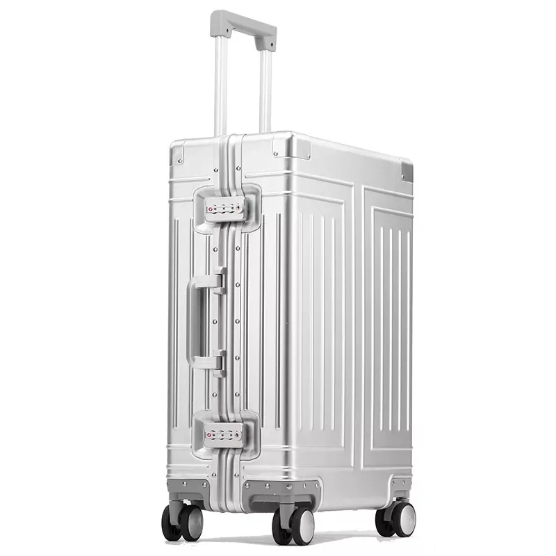 Aluminum Travel Luggage 20/24/26/29 inch Carry On Trolley Suitcase Luxury Boarding Rolling Luggage rolling luggage trolley