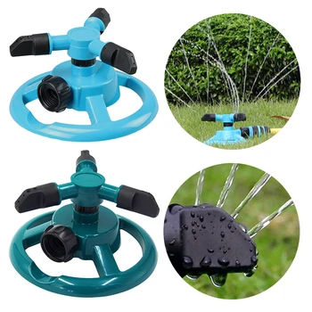 

360 Degree Automatic Garden Sprinklers Watering Grass Lawn Rotary Nozzle Rotating Water Sprinkler System Garden Supplies
