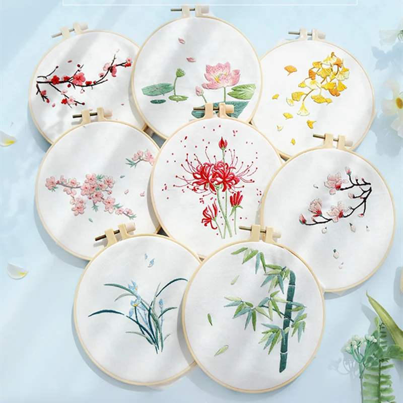 

Ручной DIY Алмазная вышивка обруч рамка Комплект Материал посылка практика для начинающих Двусторонняя вышитая