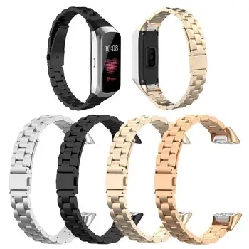 

Stainless Steel Band Wrist Strap Belt Replacement Moderate Softness Comfortable to Wear for Samsung Galaxy Fit SM-R370
