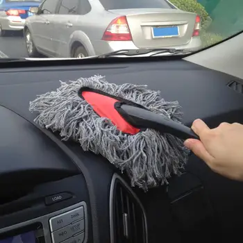 

Portable Durable Detachable Handle Car Washing Cleaning Brush Duster Waxing Mop Dusting Tool