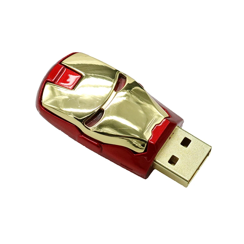 USB флеш-накопитель Железный человек 128 Гб 64 ГБ 32 ГБ 16 ГБ 8 ГБ 4 ГБ Флешка 4 8 16 32 Гб USB2.0 Hero ironman usb U диск креативный подарок