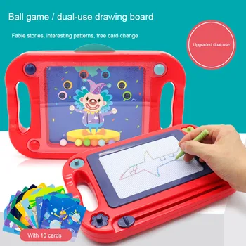 

Magnetic Drawing Board Sketch Pad Doodle Writing Painting Graffiti Art Kids Palm Balance Roller Puzzle Play Puzzle Play