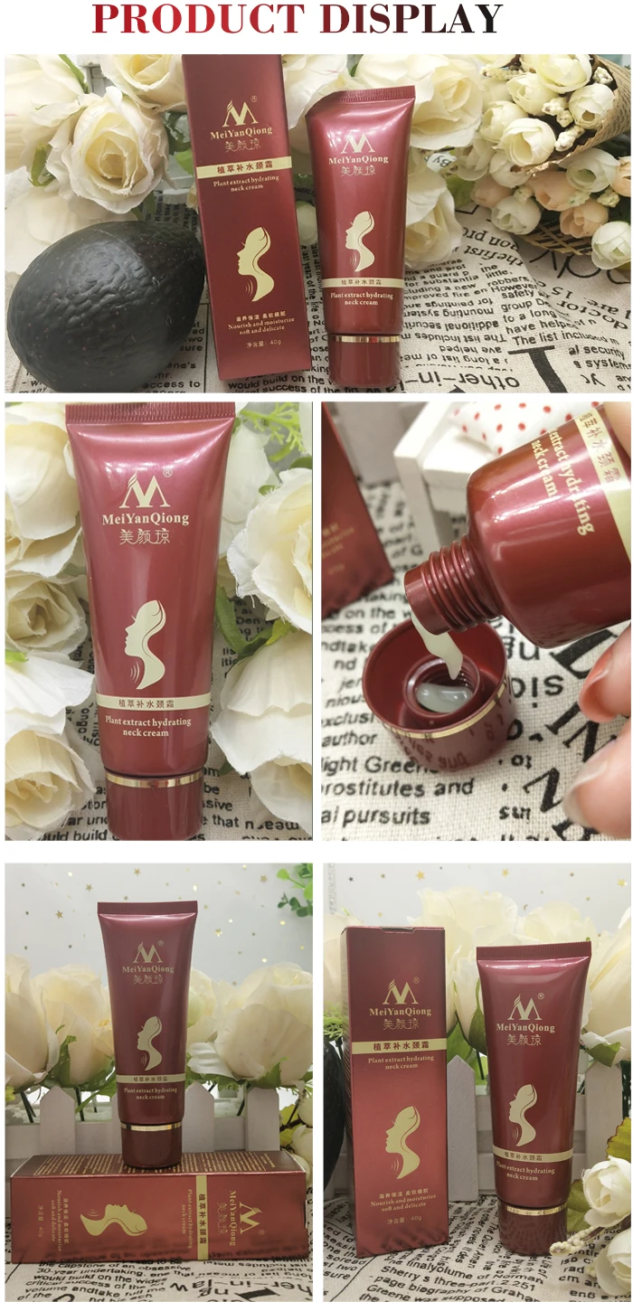 MeiYanQiong Anti Wrinkle Neck Cream Firming Neck Cream Lifting Moisturizing Whitening Anti-aging Neck Skin Repair Neck Care