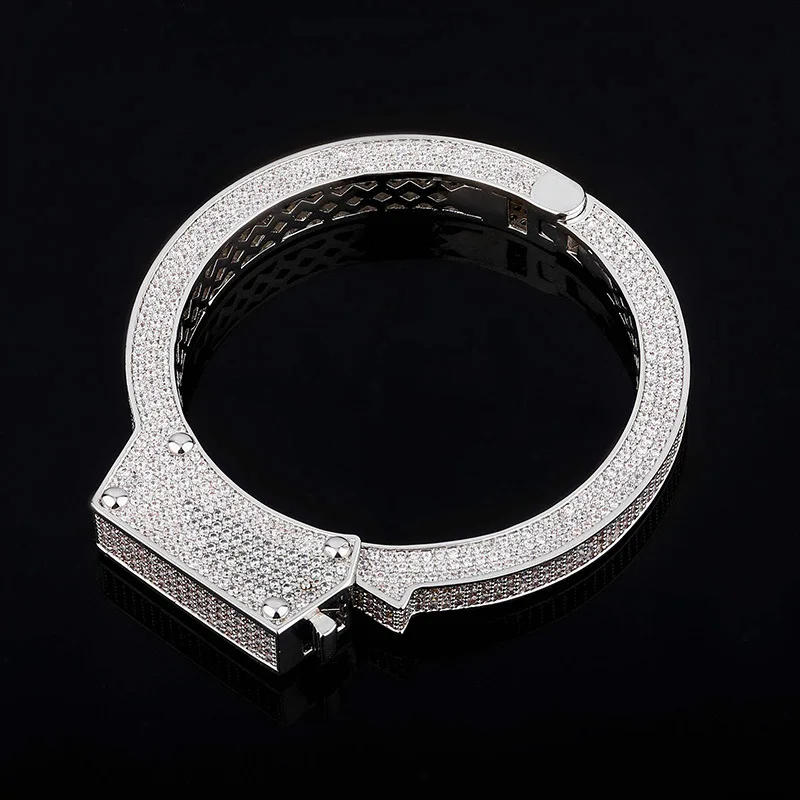 Diamond Handcuff Bracelet