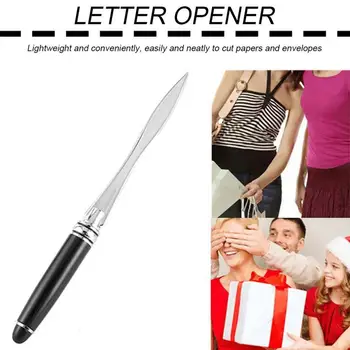 

Professional Stainless Steel Handle Cut Paper Knife Letter Opener Supplies For Office School Stationery Tool Split File Envelop