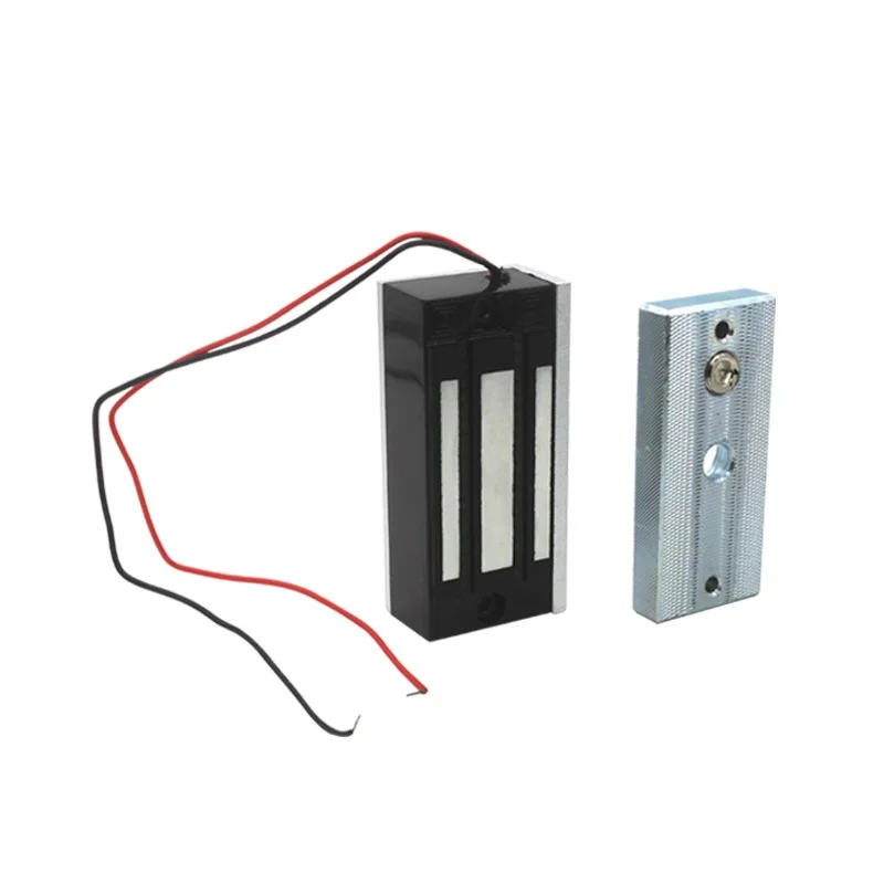 

1pcs 60kg 130LBs Holding Force Electric Magnetic Lock for Door Access Control System Electromagnet Fail-Safe NC Mode