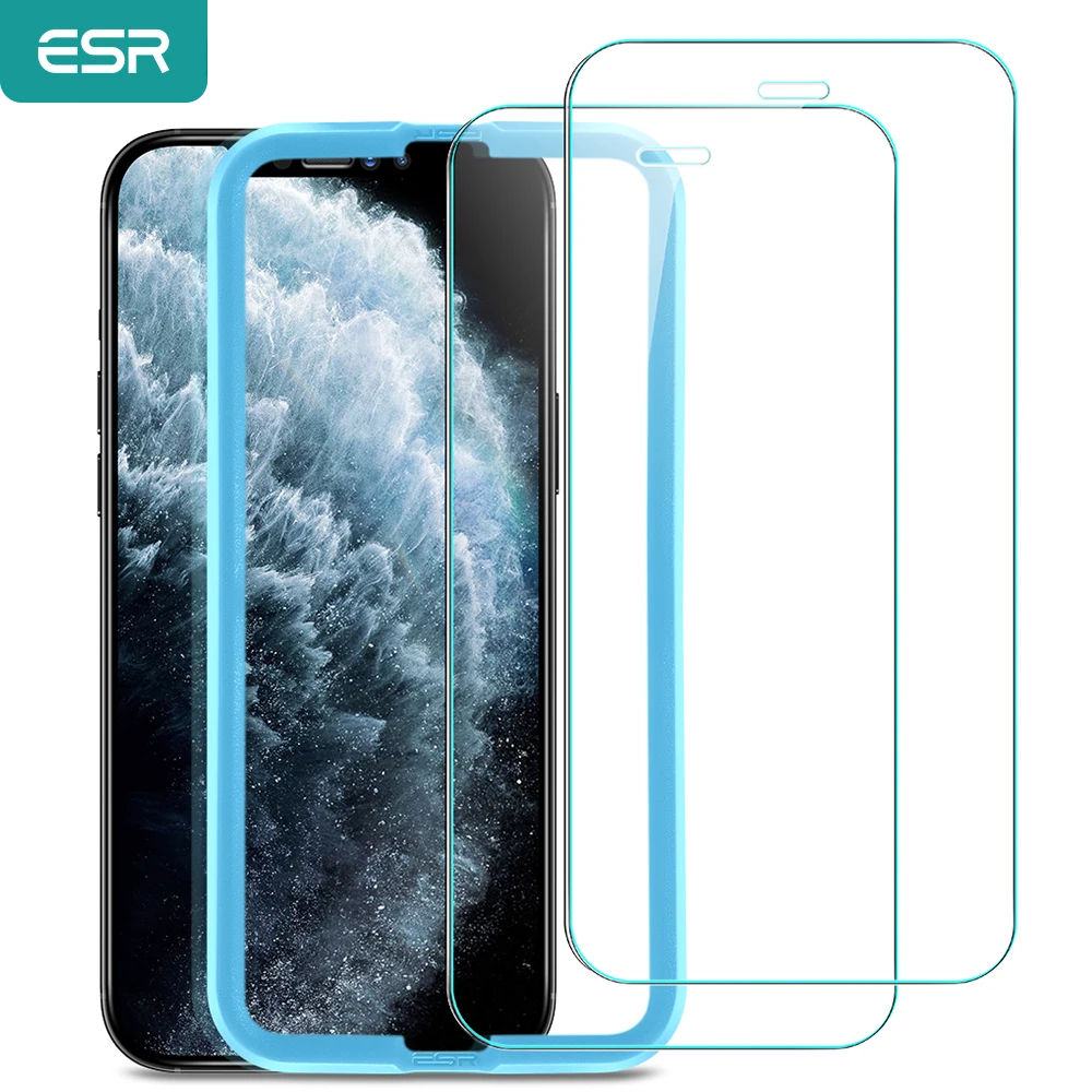 ESR Screen Protector for iPhone 12 High Sensitive Full Cover Tempered Glass for iPhone 12 Mini/12 Pro Max Protective Film Glass afbeelding