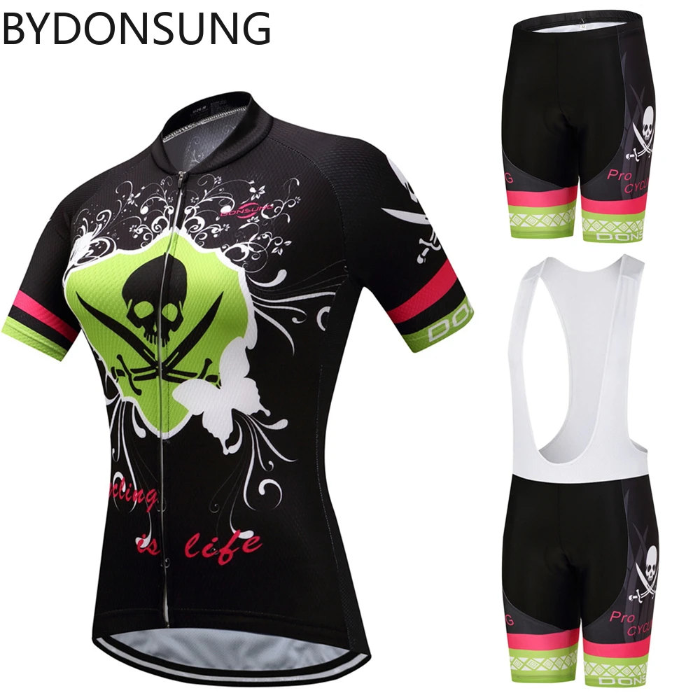 

Quick Dry Cycling Jersey Sets GEL Pad 2019 Brand Pro Team Short Sleeve Cycling Jersey Set Women Ropa Ciclismo Cycling Clothing