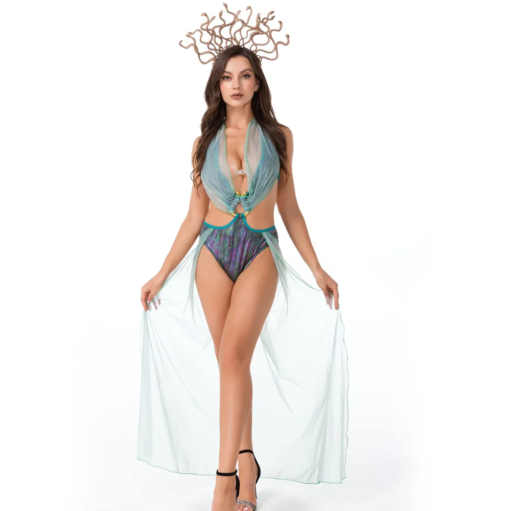 

Halloween Adult Cosplay Medusa Costume Demon Costume For Women