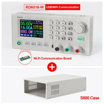 Fuente de alimentación, Riden RD6018 RD6018W 0 a 60V 18A WiFi USB DC-DC voltaje módulo de fuente de alimentación convertidor Buck del voltímetro del multímetro de S800 caso 1