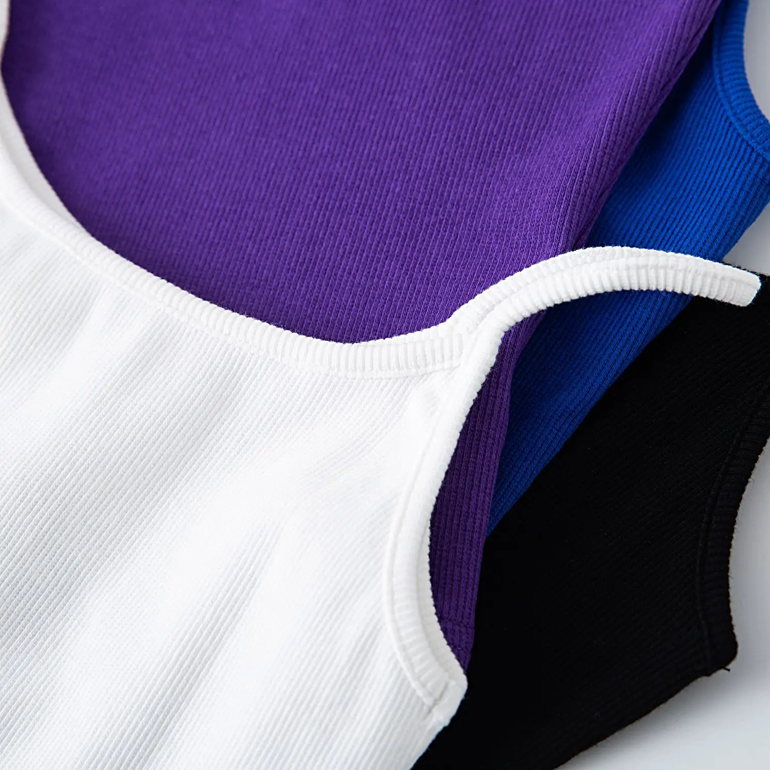 long camisole Summer Women Cotton Wrap Crop Tank Top Sleeveless Vest Solid Sexy Y2K Short Streetwear Gia Letters Ribbed Embroidered Camisole corset t shirt