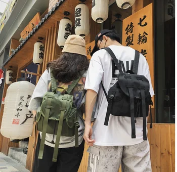

New Men Small Backpack Unisex Streetwear Cloth Bag College Bag For Teenager Waterproof Short Journey Couple Bags Mochia D944