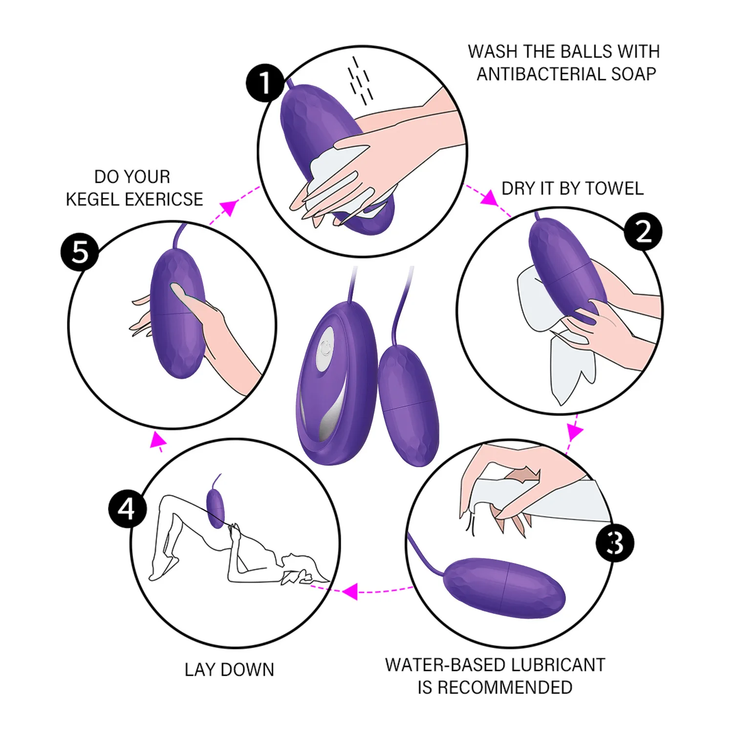 bpm Women Waterproof Vibrating Massage Single Jump Bullet Egg Remote Control Vibrator Clitoral G-Spot Stimulators Sex Toys