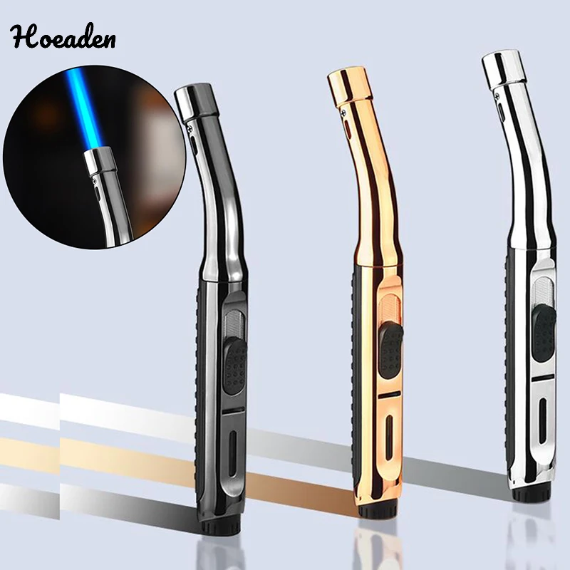 Kitchen Cooking Torch Lighter Metal Gas 1300C Cigar Cigarette Lighters Smoking Accessories Butane | Дом и сад