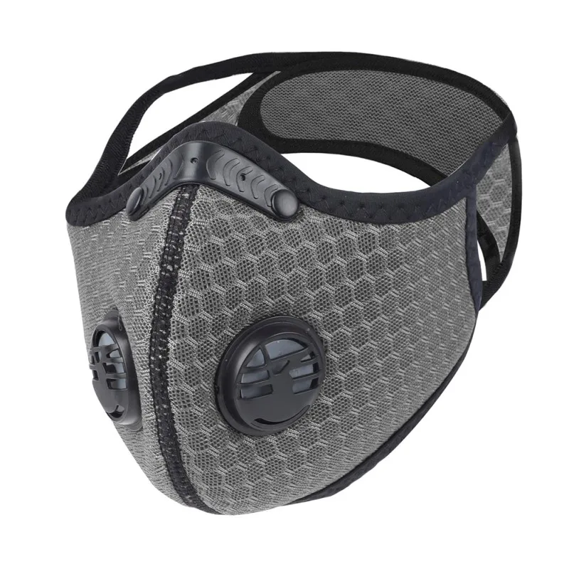 

Dust Mask, Sports Mask, Activated Carbon Filter Exhaust Pipe, Gas Hypoallergenic, PM2.5 Fitness Running Motorcycle Riding Mask