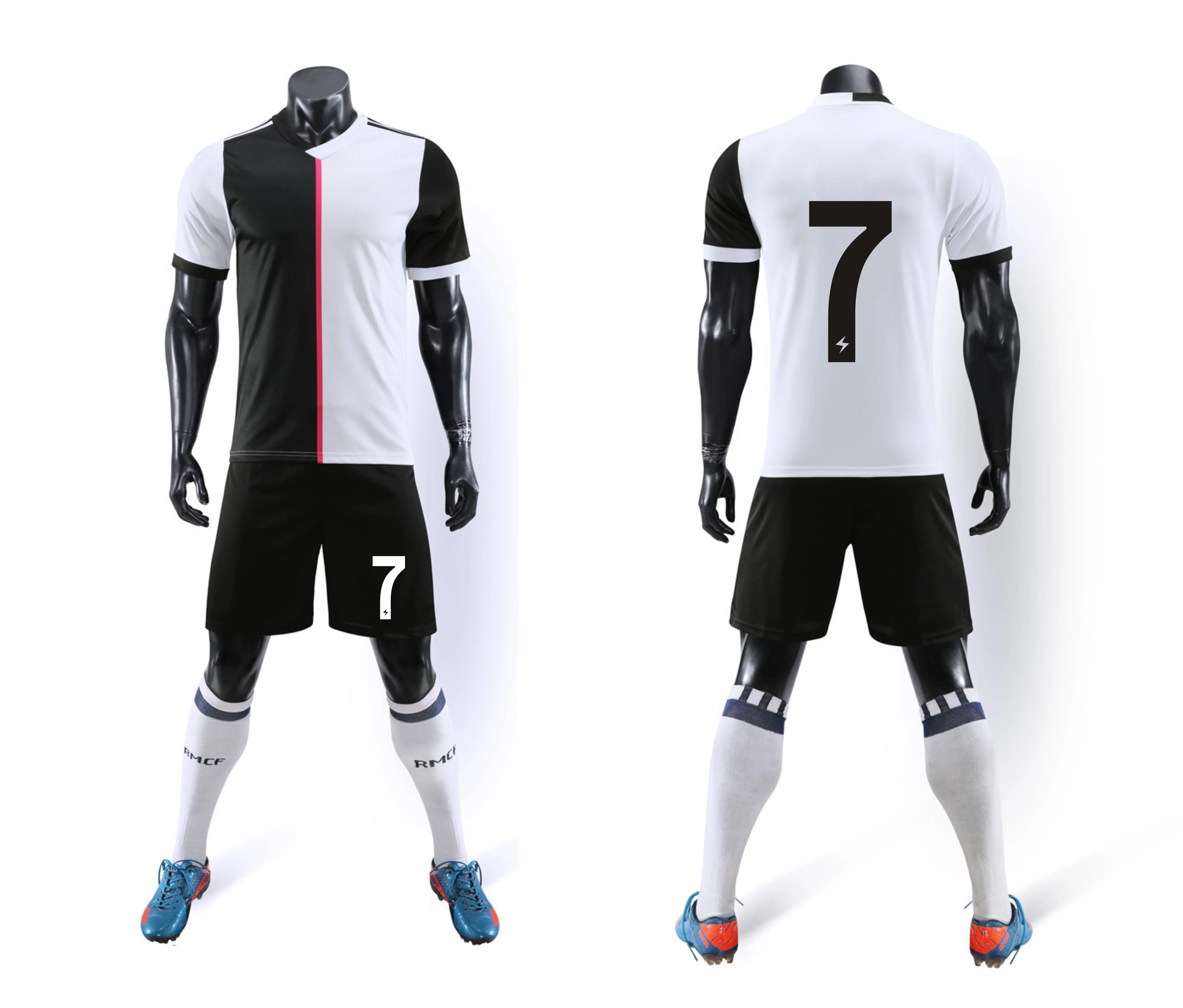 Новинка 2019 спортивный комплект для команды Futebol Мужская футболка футбола